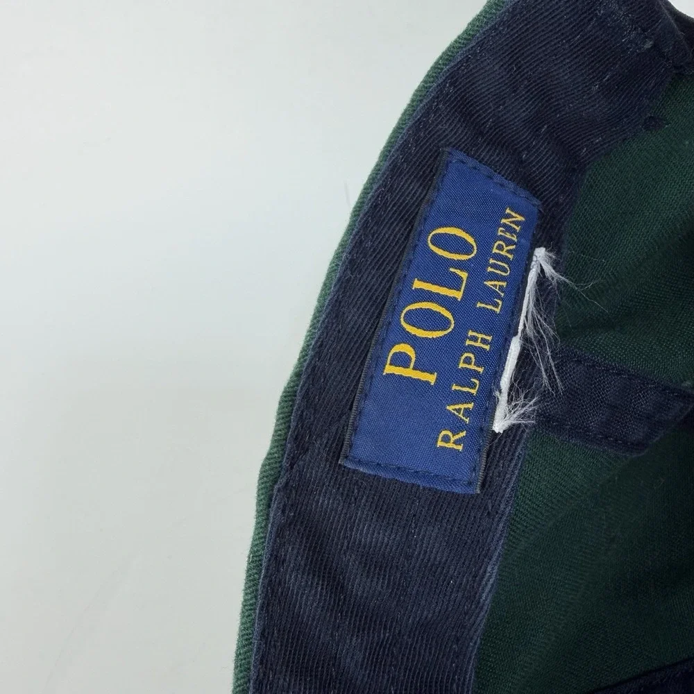 Polo Ralph Lauren Baseline 1993 Athl Dept Baseball Cap Hat Strap Back Spellout